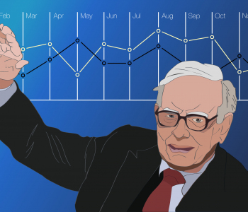 Investor und Unternehmer Warren Buffett im Portrait