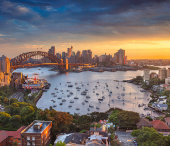 Sydney harbour, Australia.