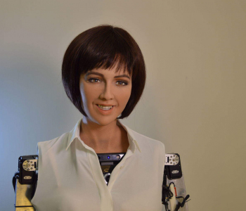 Roboter Sophia von Henderson Robotics.